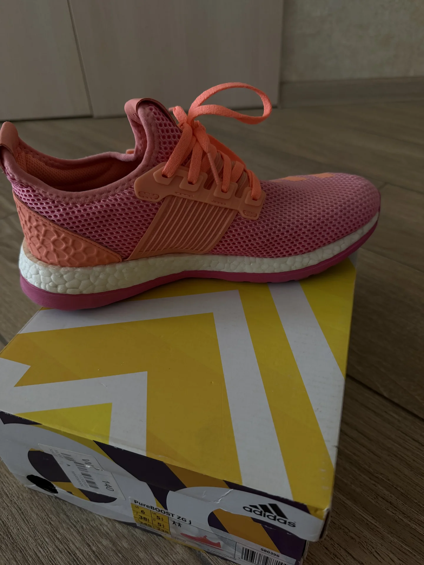 кроссовки adidas pureboost zg j - миниатюра 2