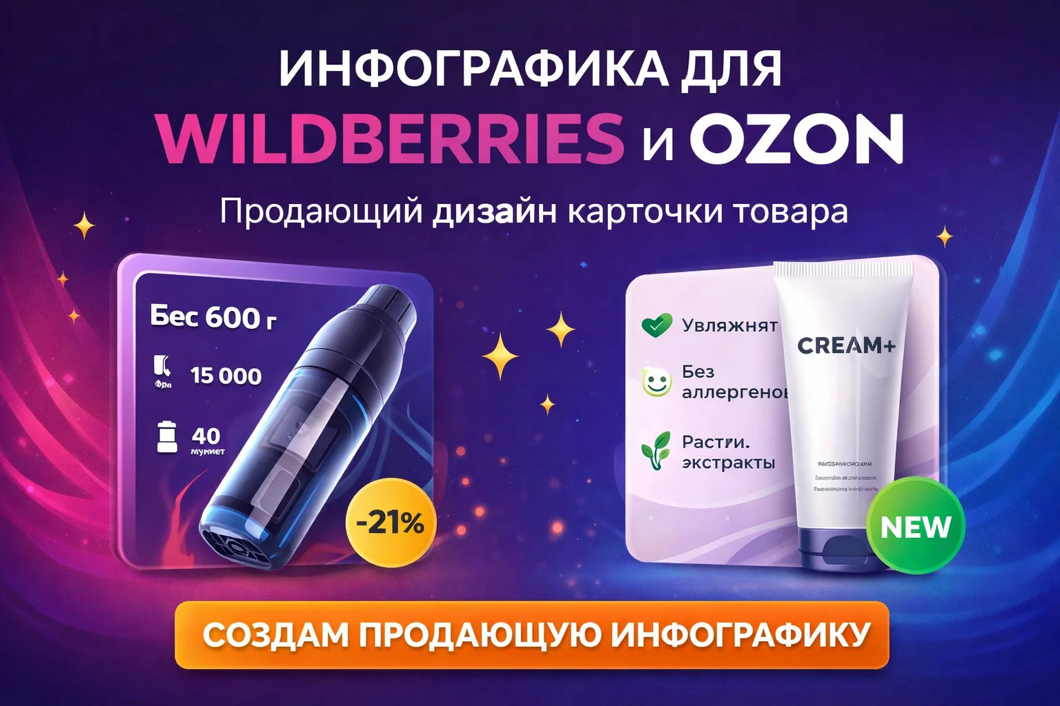 Инфографика для маркетплейсов - изображение 1