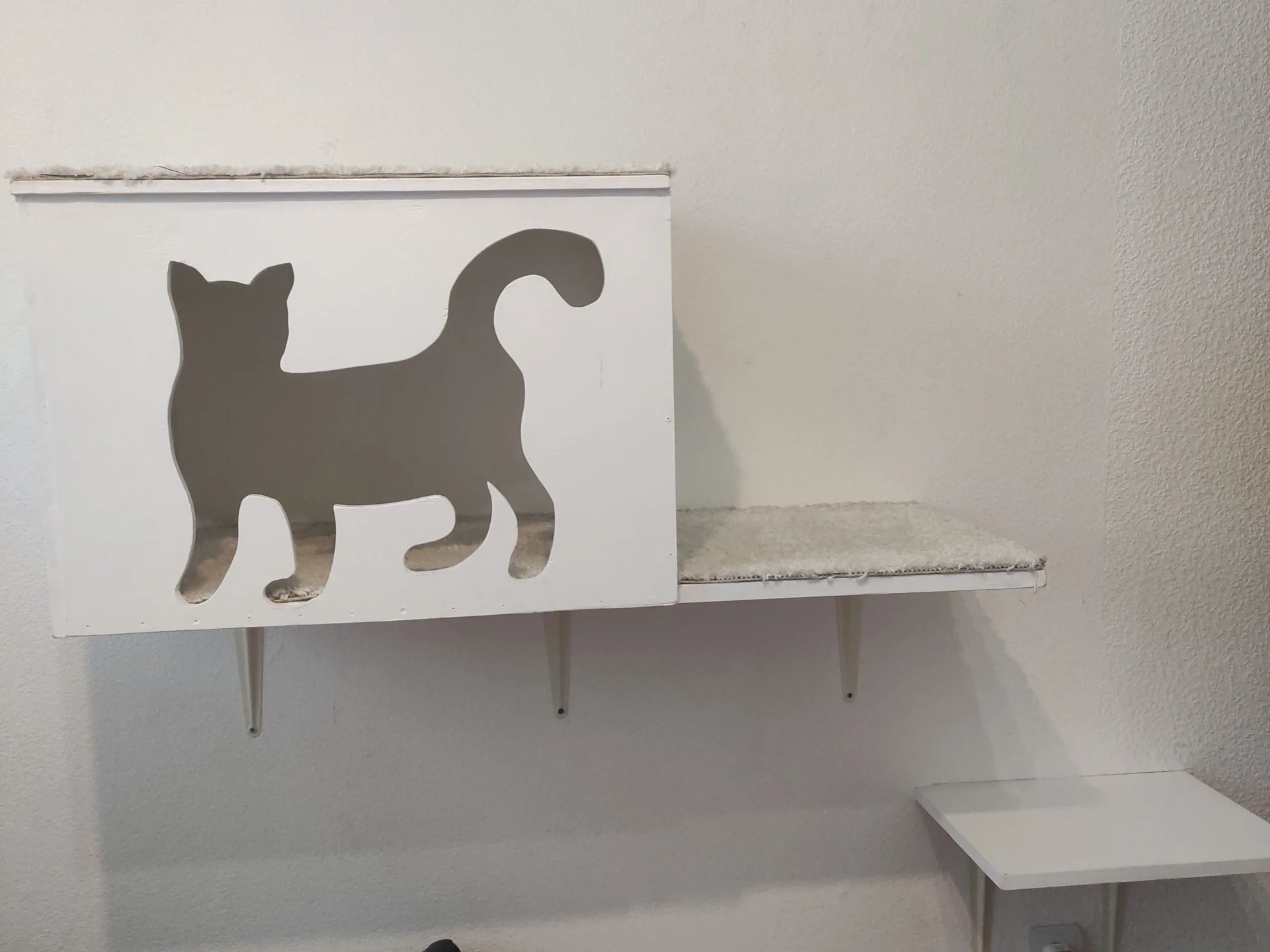 кошачий дом полка домик полки для кошек на стену