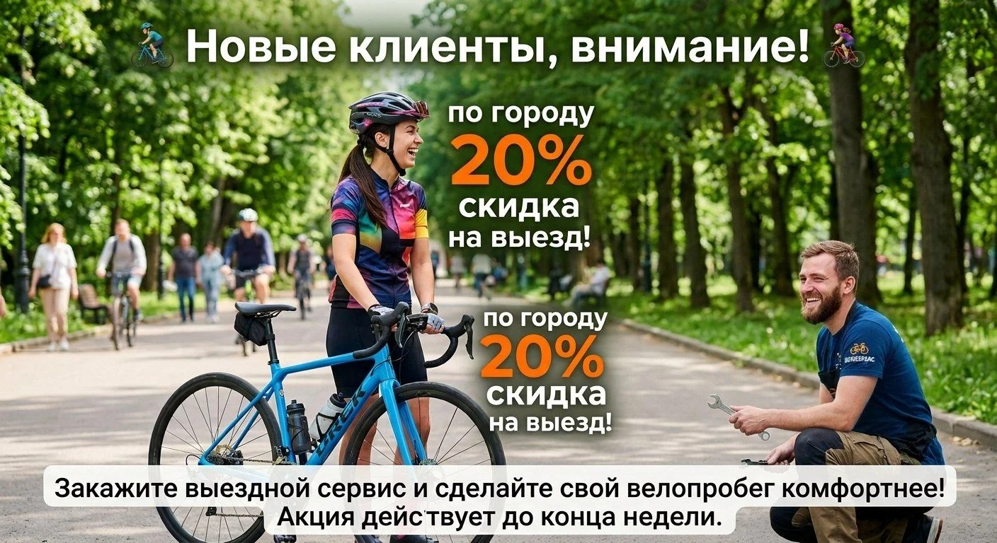 Реgмонт велосипедов с выездом на дом - миниатюра 2