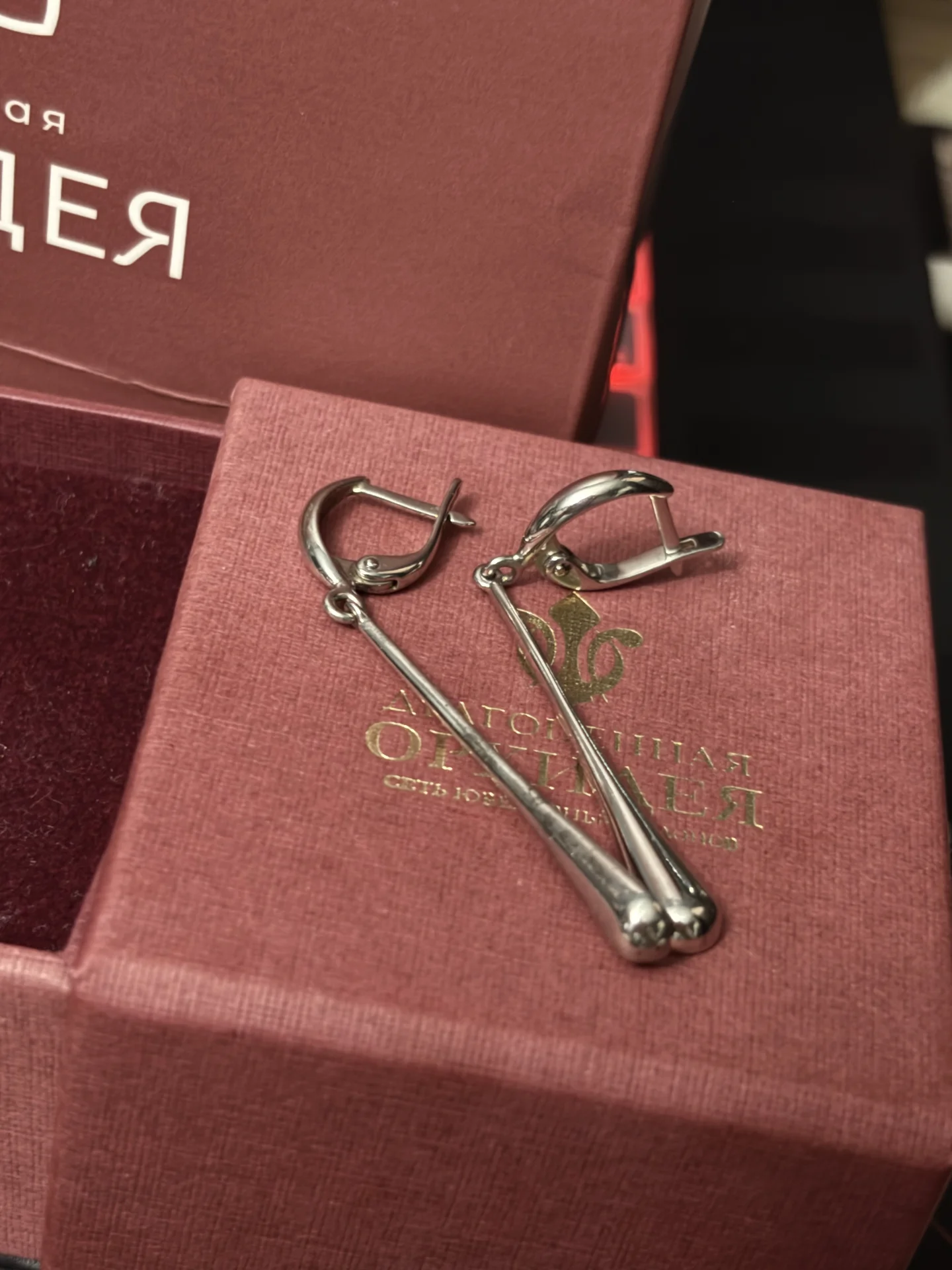 Серебряные серьги 925 пробы - миниатюра 5