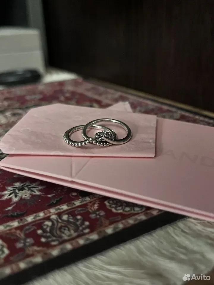 Оригинальное кольцо pandora 15,5 р-р - миниатюра 3