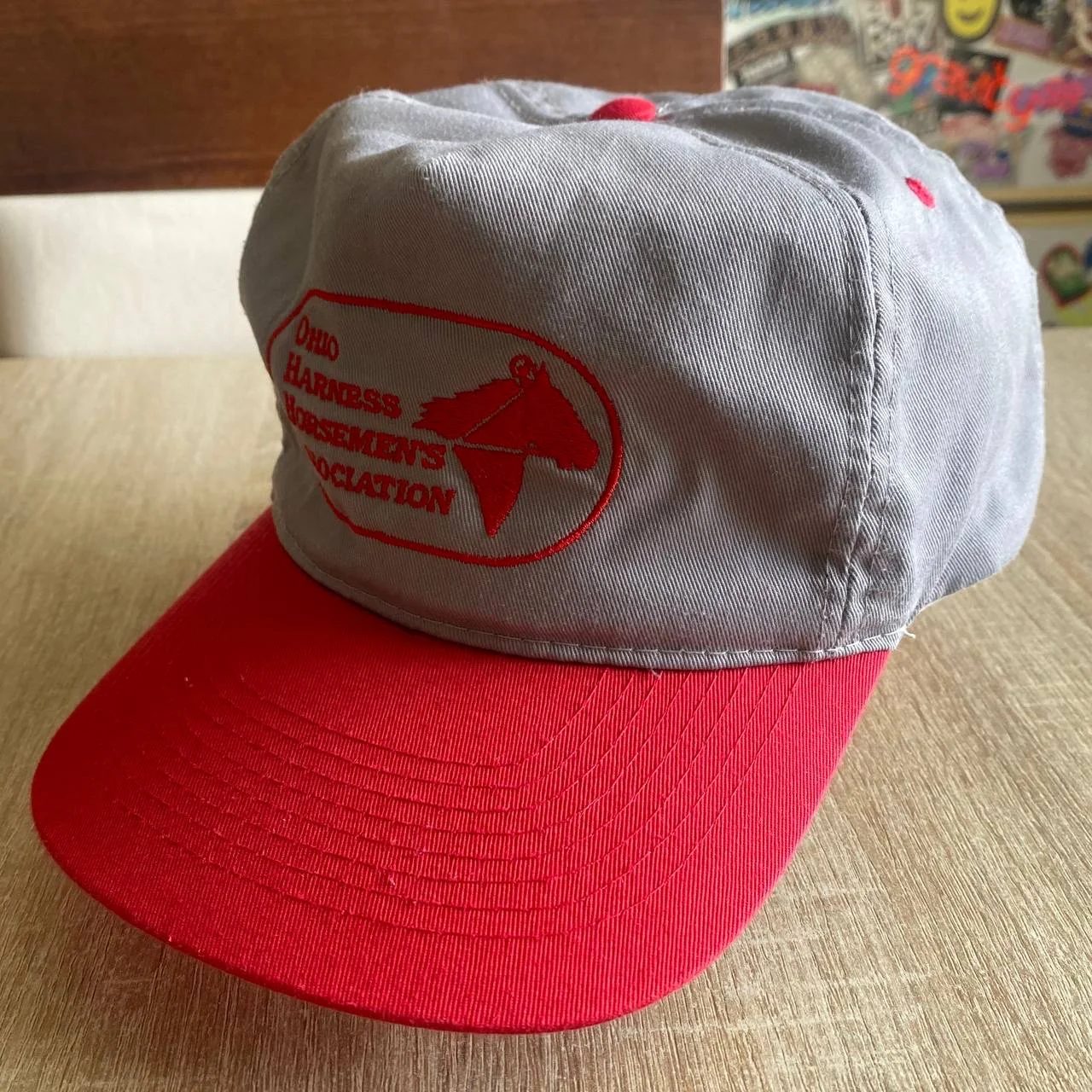 Винтажная кепка otto cap Ohio Harness Horsemen’s A - миниатюра 2