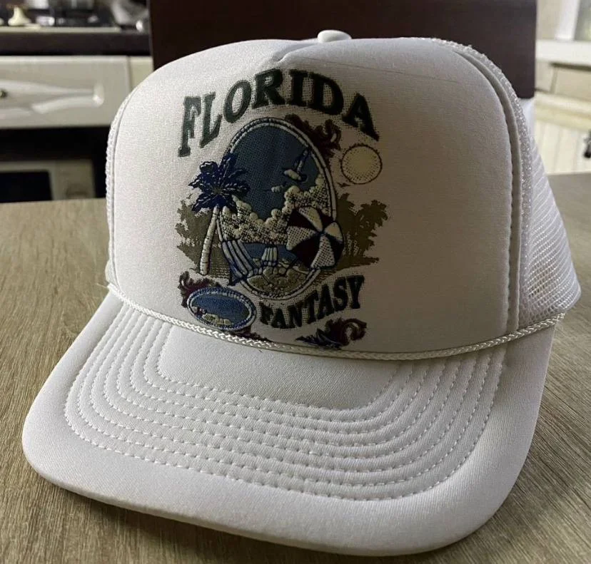 Vintage 90s Florida Fantasy Trucker