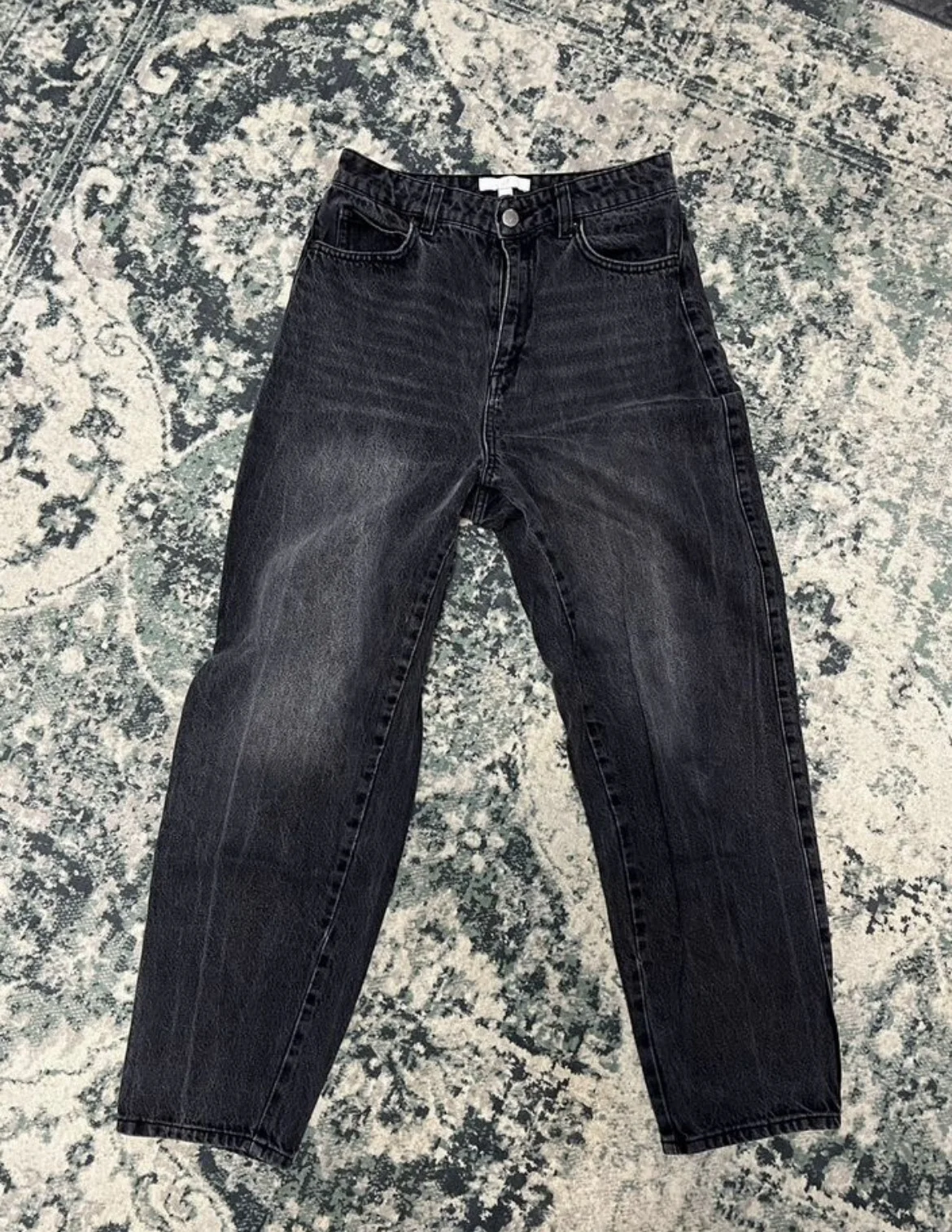 Джинсы серые H&M baggy 36р - изображение 1