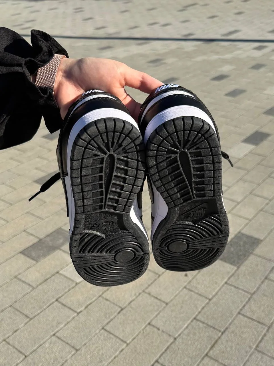 Кроссовки NIKE DUNK LOW “BLACK/WHITE” - миниатюра 3