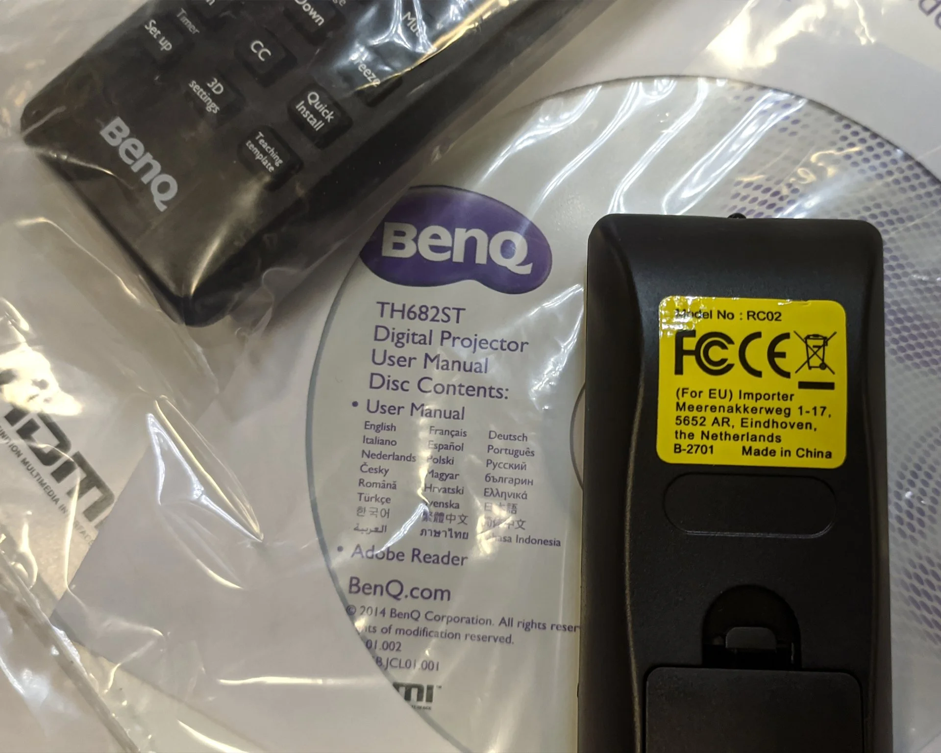 Пульт для проекторов Benq - миниатюра 2