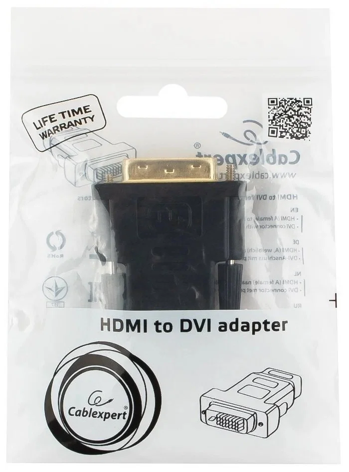Переходник адаптер DVI-D (m) / HDMI (f) - миниатюра 5