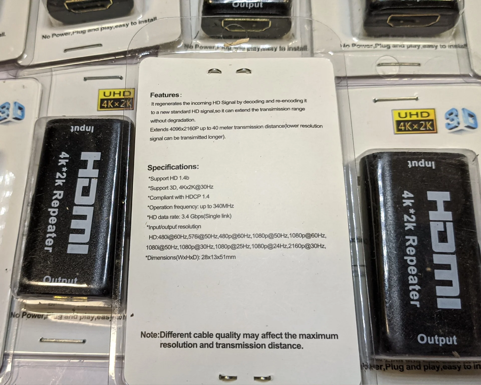 Усилитель (Repeater) hdmi сигнала vcom DD478 - миниатюра 2