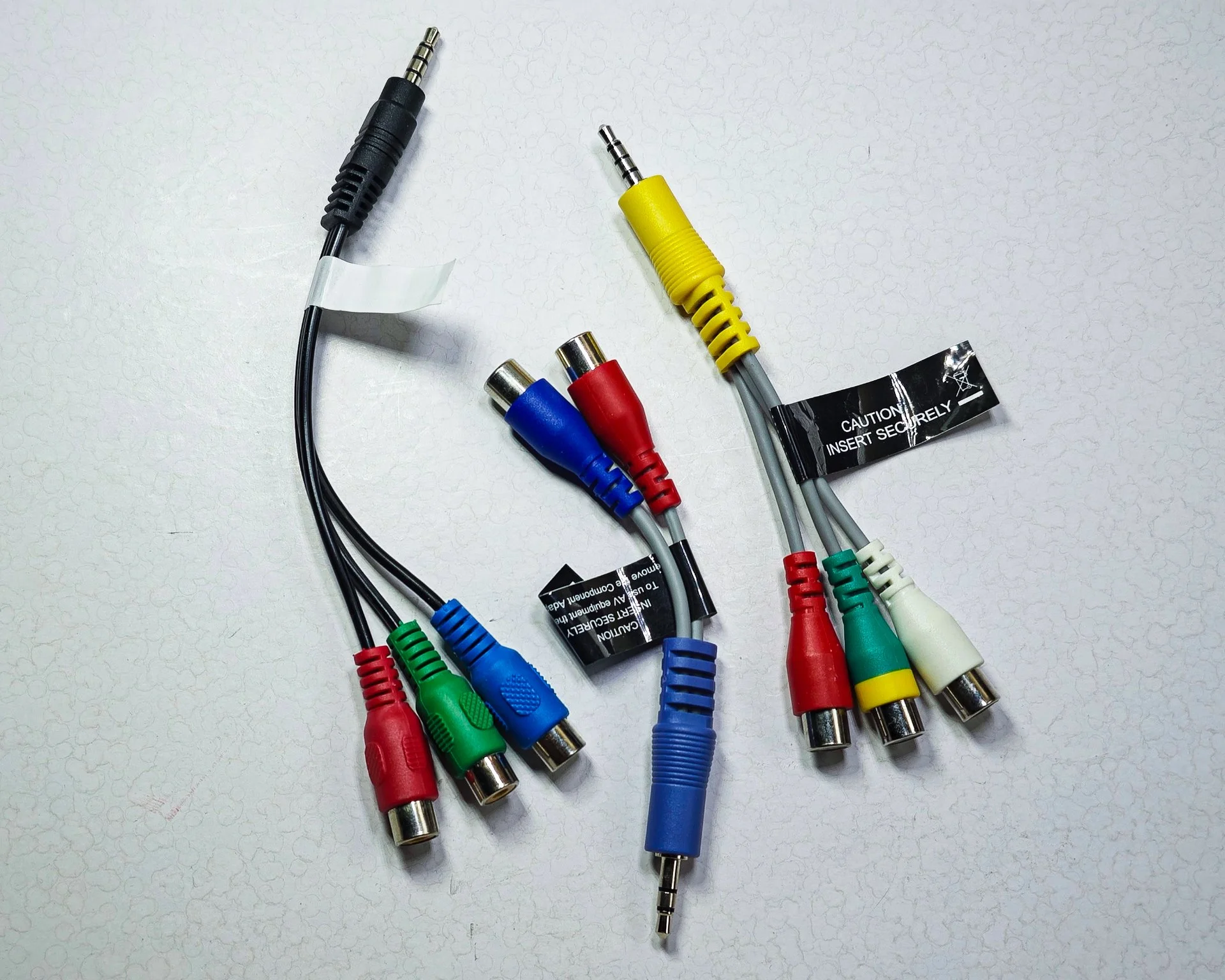 AV переходник Jack 3.5 на 3RCA кабель-адаптер - миниатюра 3