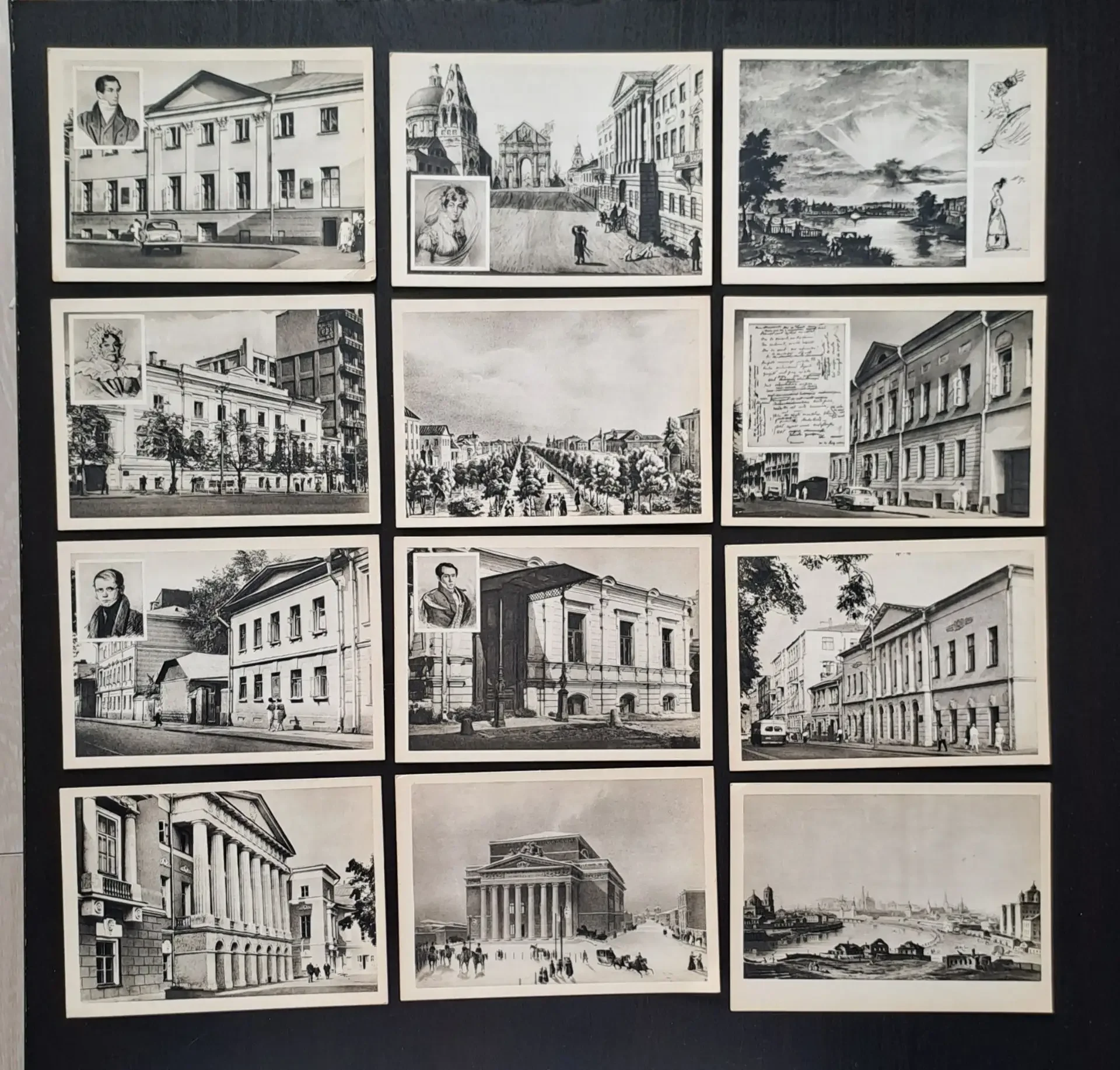 Набор открыток " Пушкин в Москве " 1963 г - миниатюра 2
