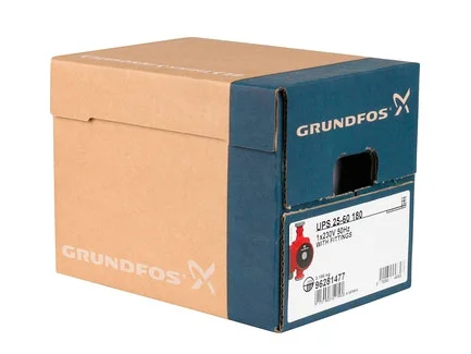 Насос циркуляционный Grundfos UPS 2560 180 мм - миниатюра 2