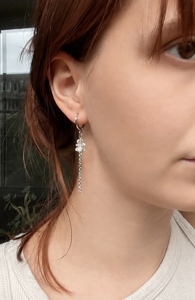 Серьги из горного хрусталя - миниатюра 3