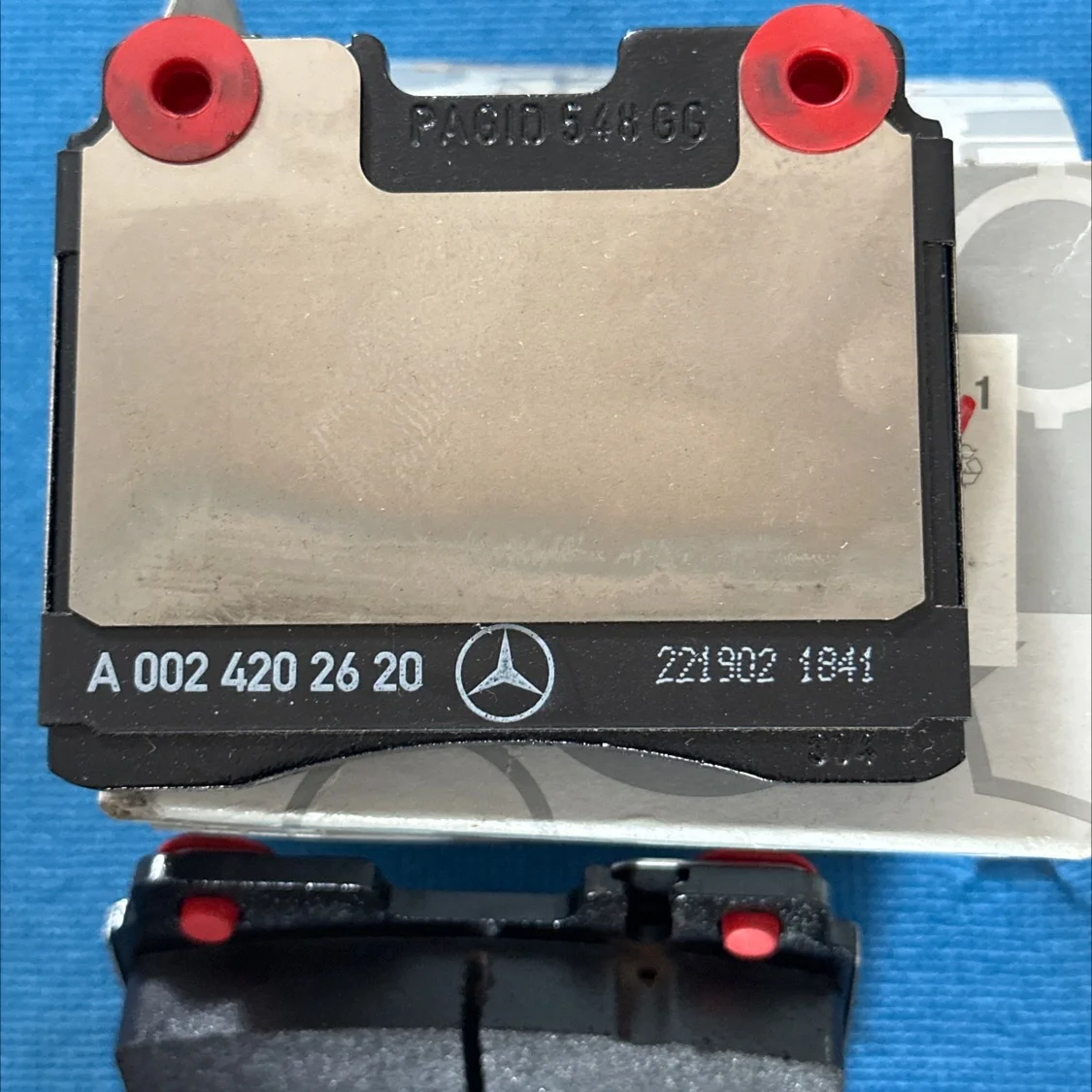 Колодки тормозные передние MERCEDES W140 91>98 - миниатюра 2
