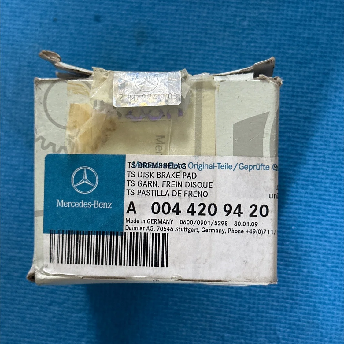 Колодки тормозные задние на Mercedes CL,S-class