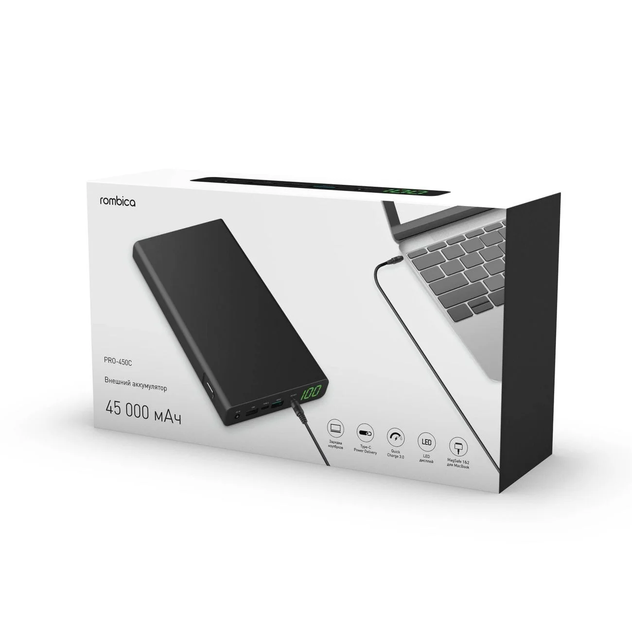 Внешний аккумулятор ROMBICA PRO-450C - миниатюра 5