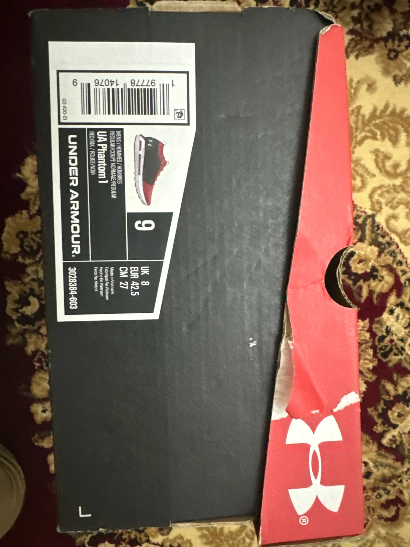 Under Armour HOVR Phantom 1 в расцветке Red/Black - миниатюра 10