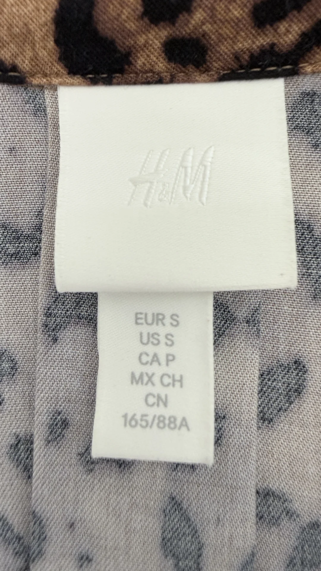 Платье H&M вискоза леопард сафари новое - миниатюра 4