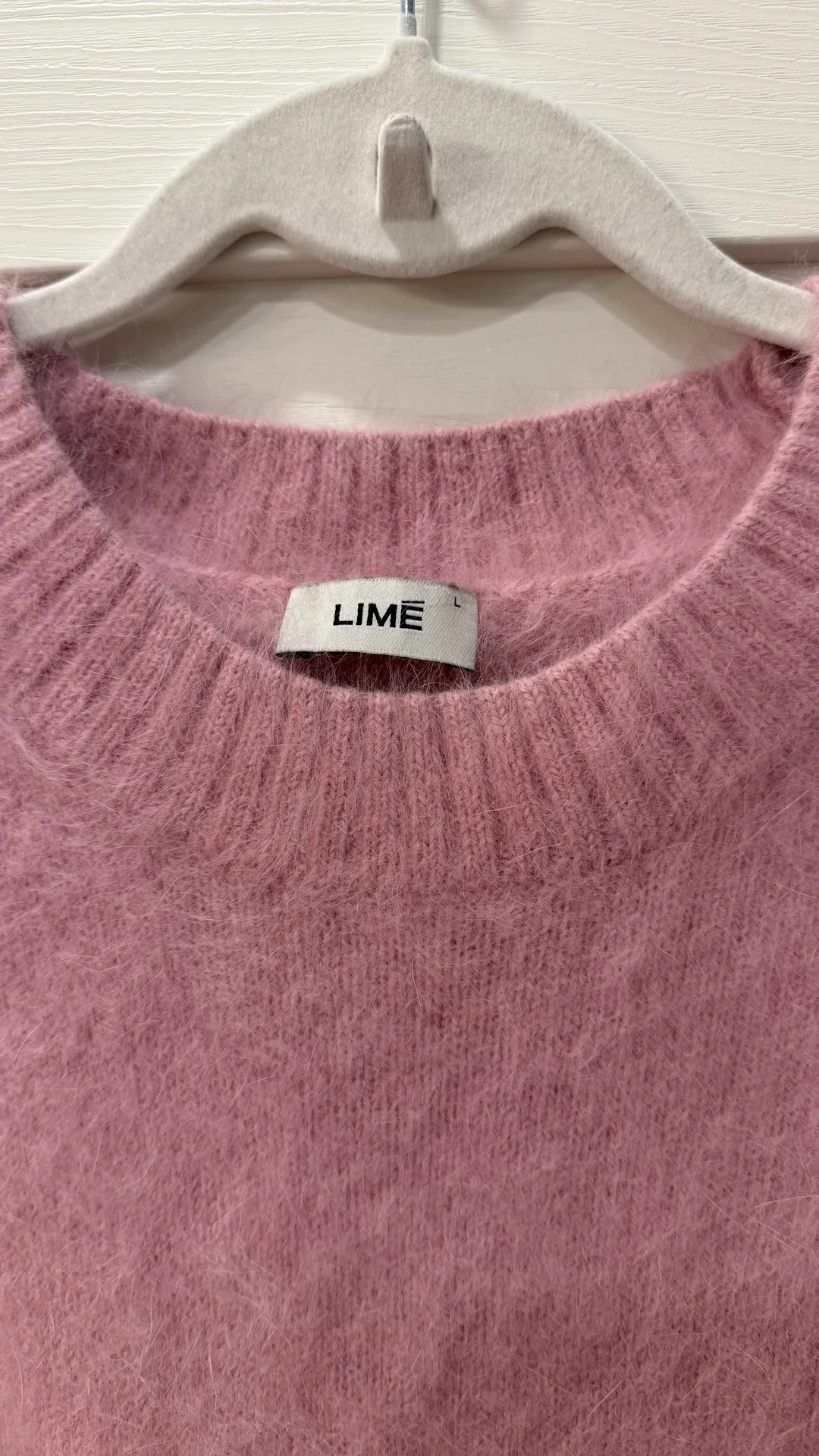 Свитер розовый lime из Ангоры - миниатюра 4