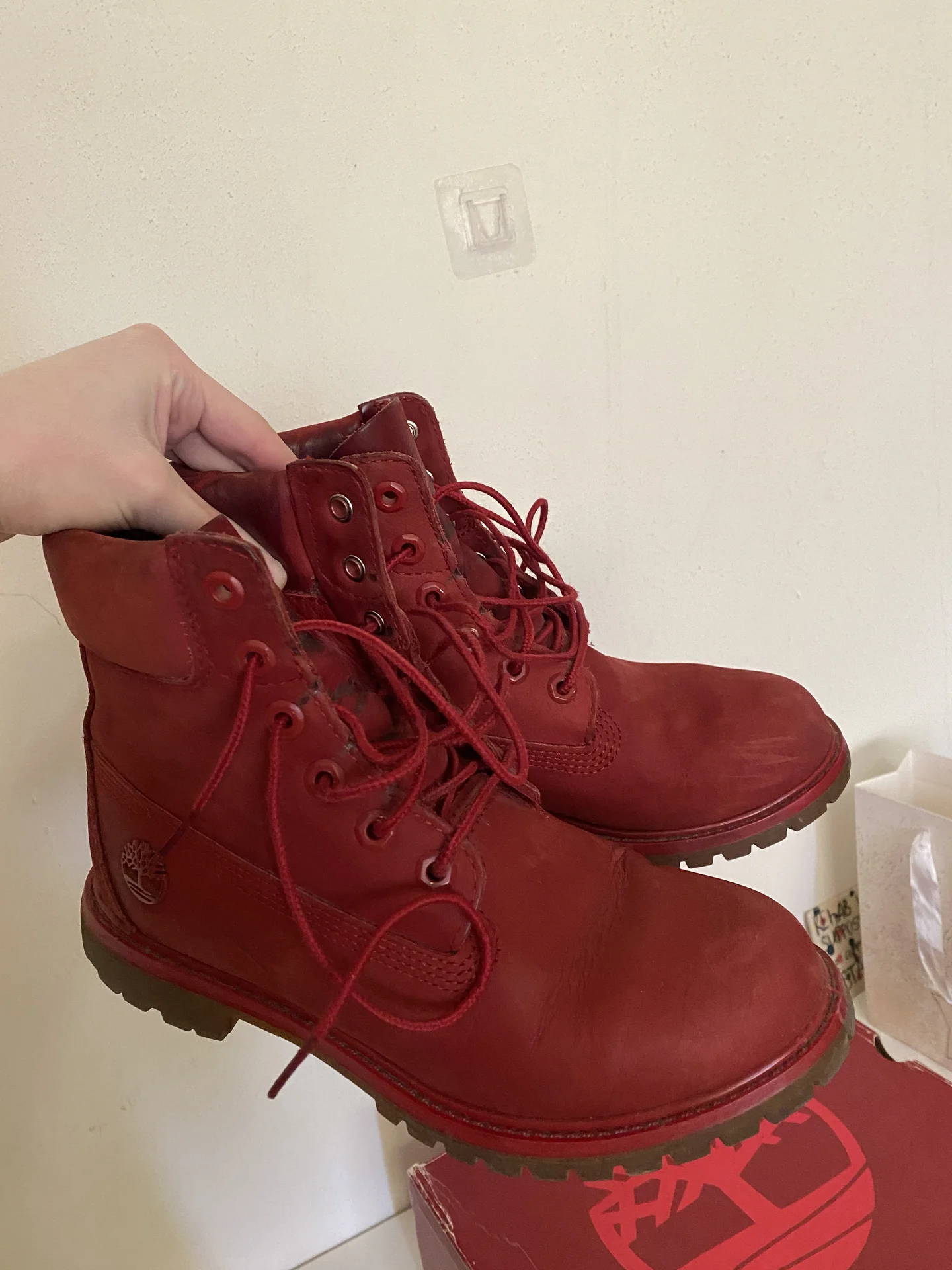 ботинки timberland 39 красные limited release - миниатюра 4