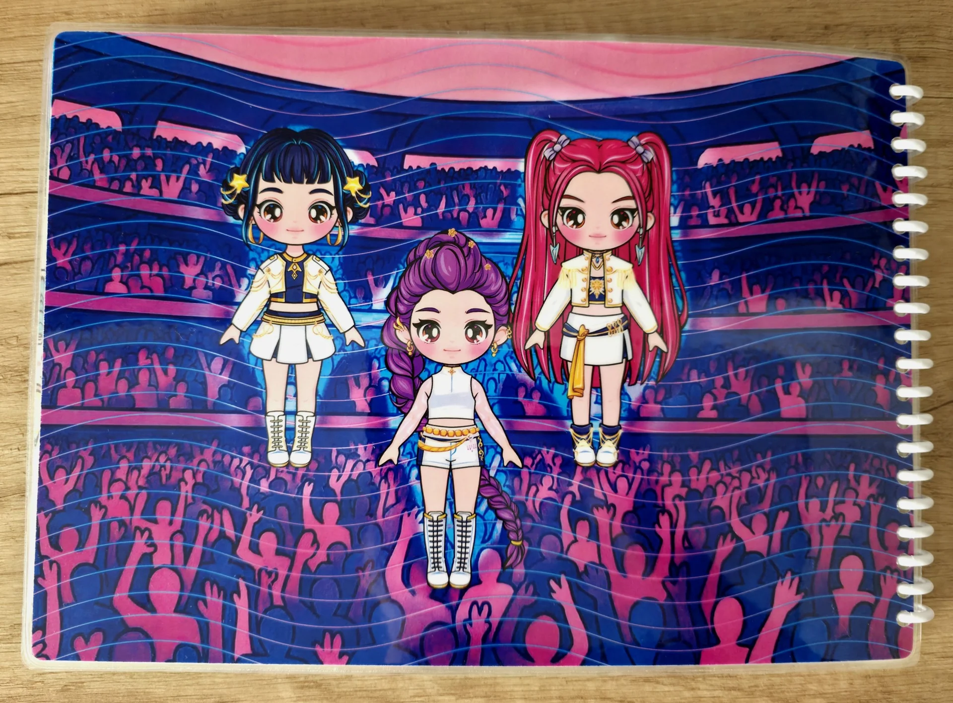 K-pop охотницы Книга на липучках Кей поп А4 - миниатюра 8