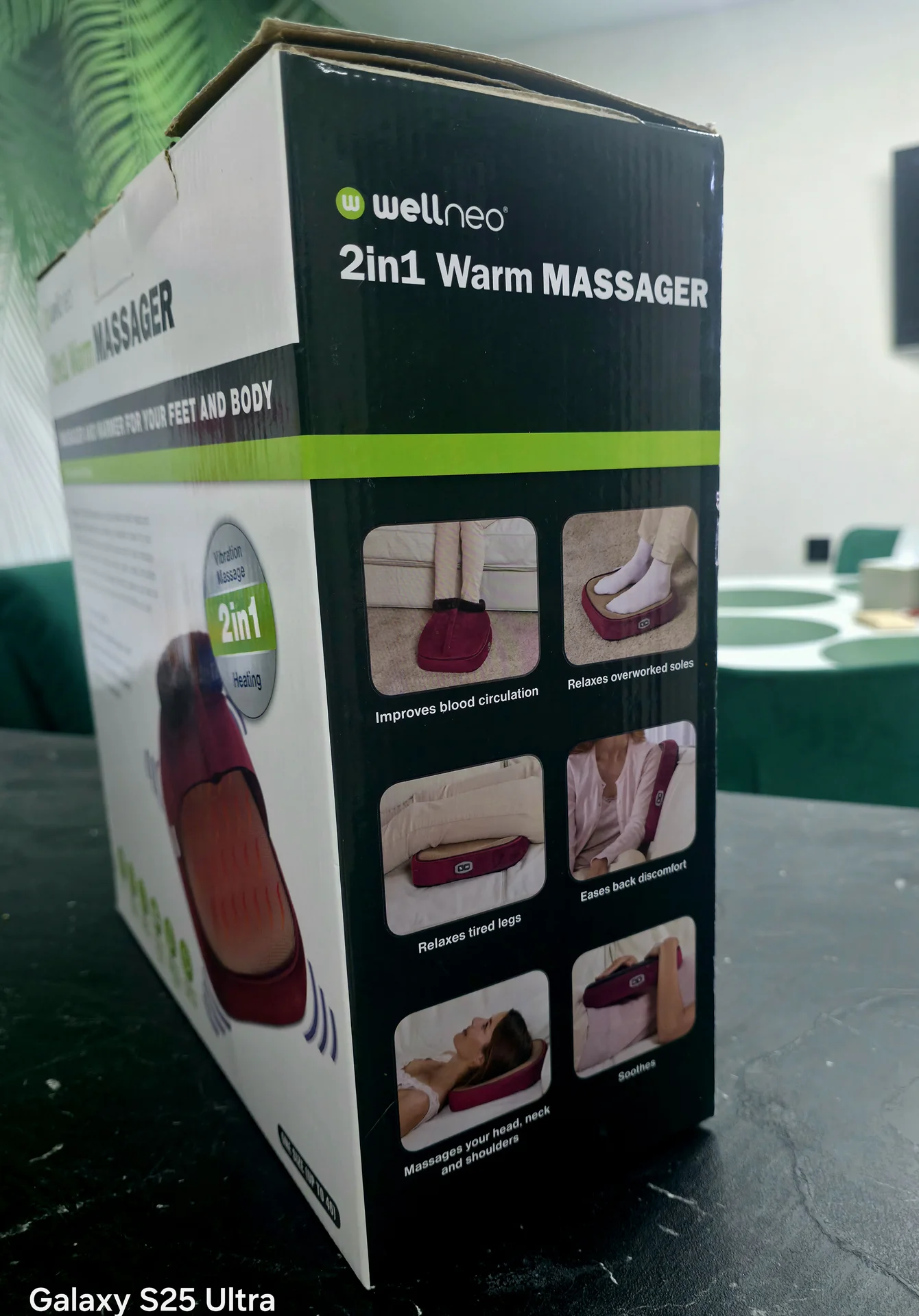 Мaccaжёр Wellneо 2in1 Wаrm Маssagеr - миниатюра 2