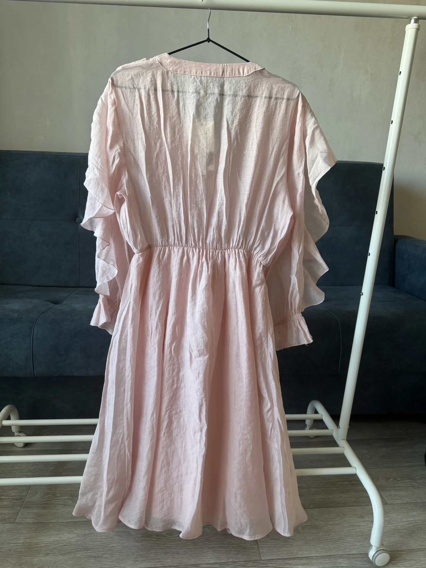Летнее легкое платье с рюшами, 42-44р - миниатюра 7