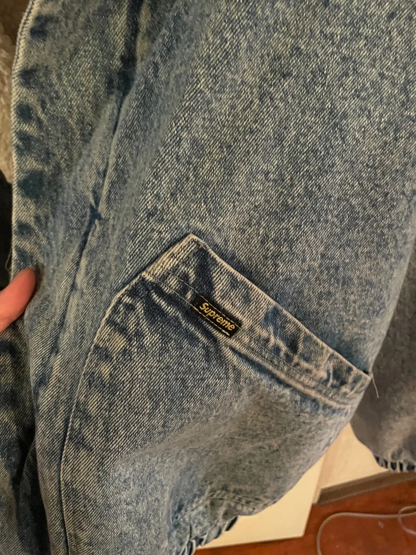 Джинсовый бомбер Supreme - миниатюра 4