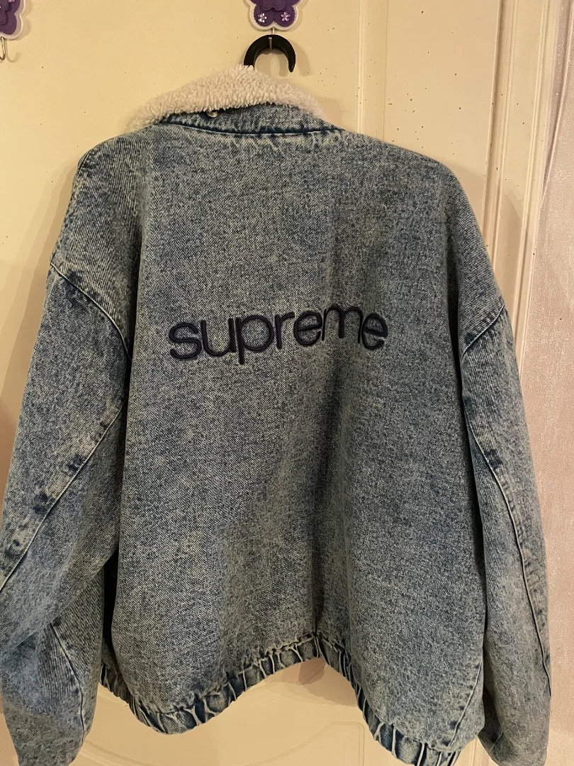 Джинсовый бомбер Supreme - миниатюра 6