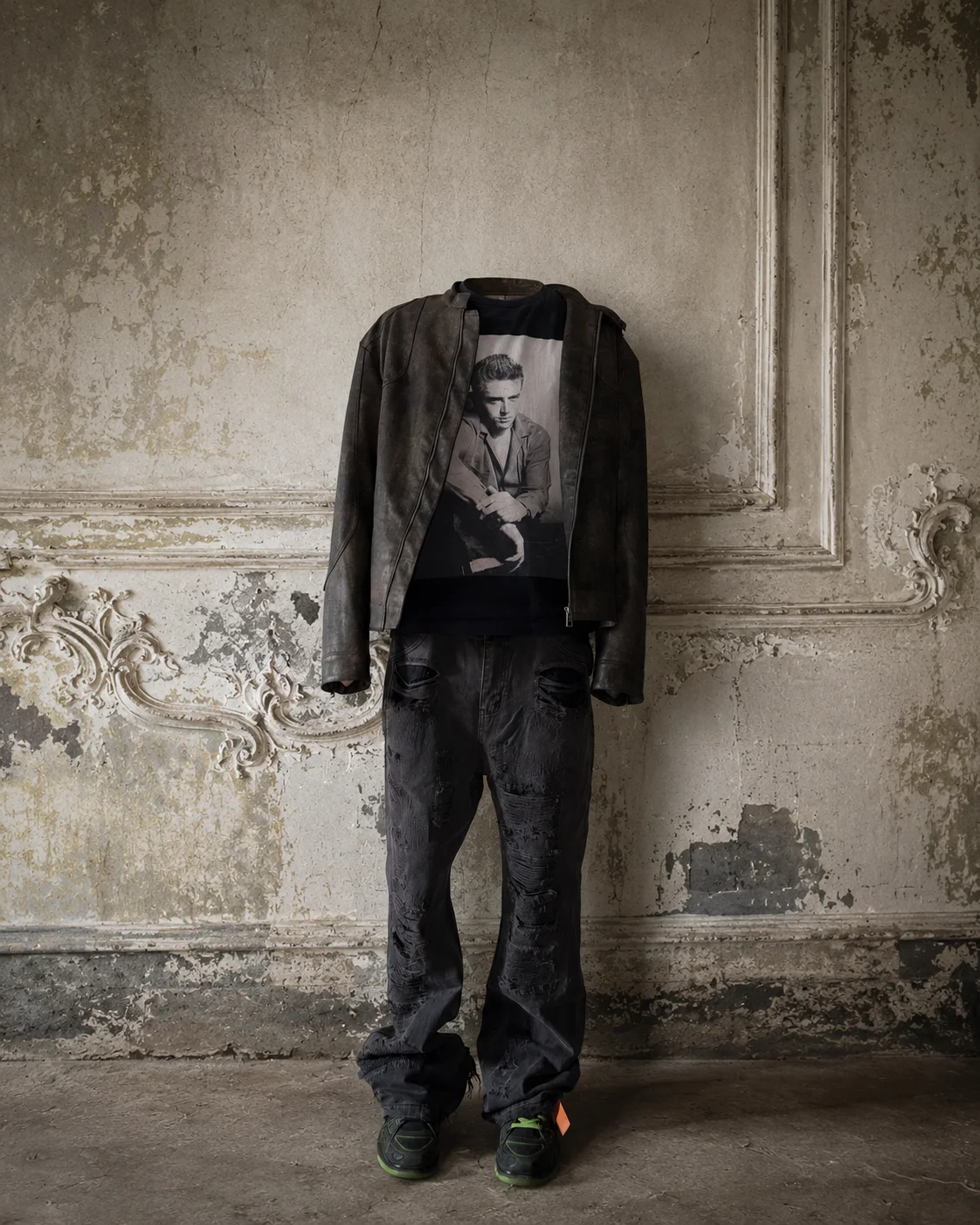 рваные джинсы клеш distressed - миниатюра 2