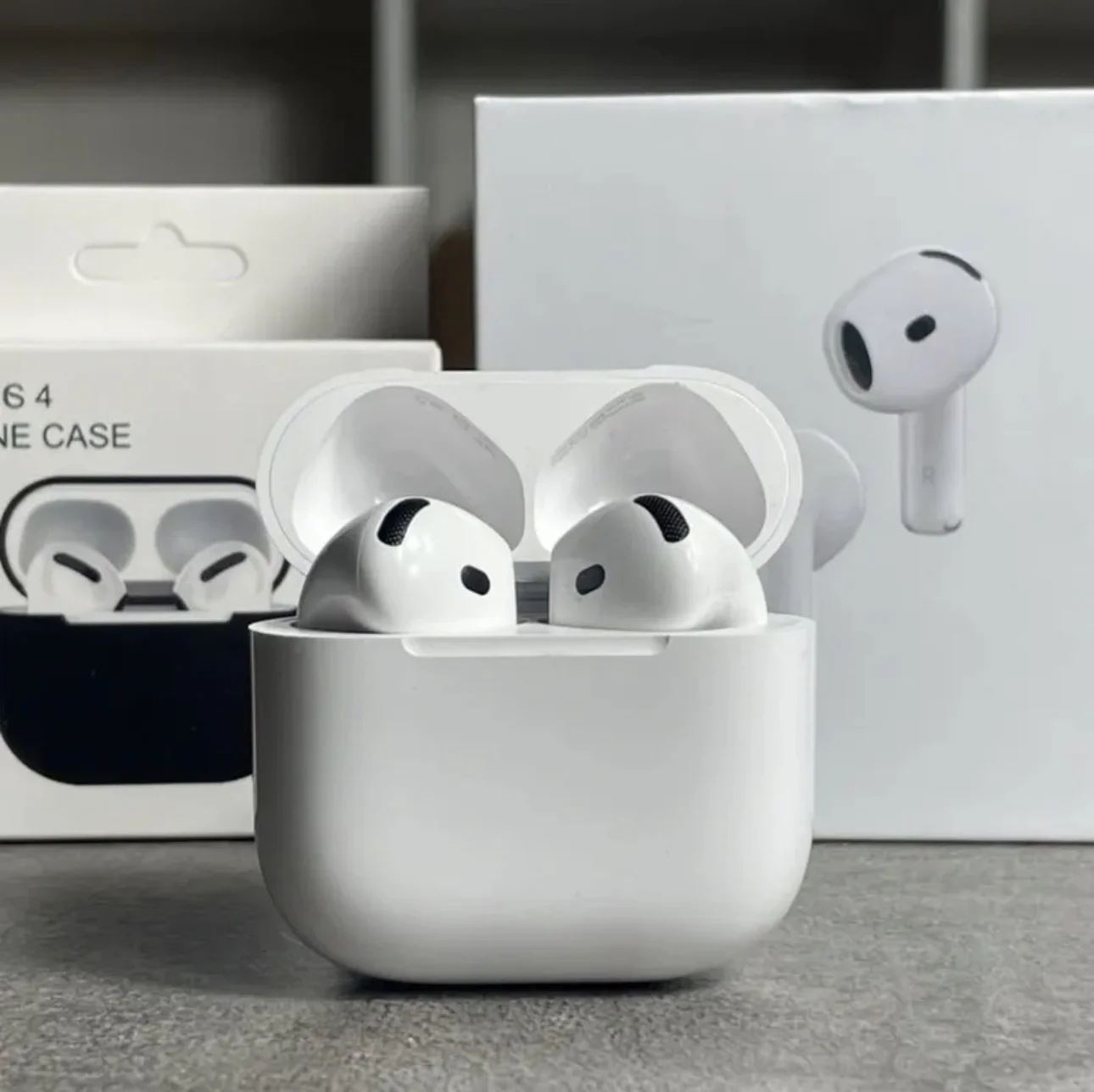 Наушники AirPods 4 отличное качество - миниатюра 2