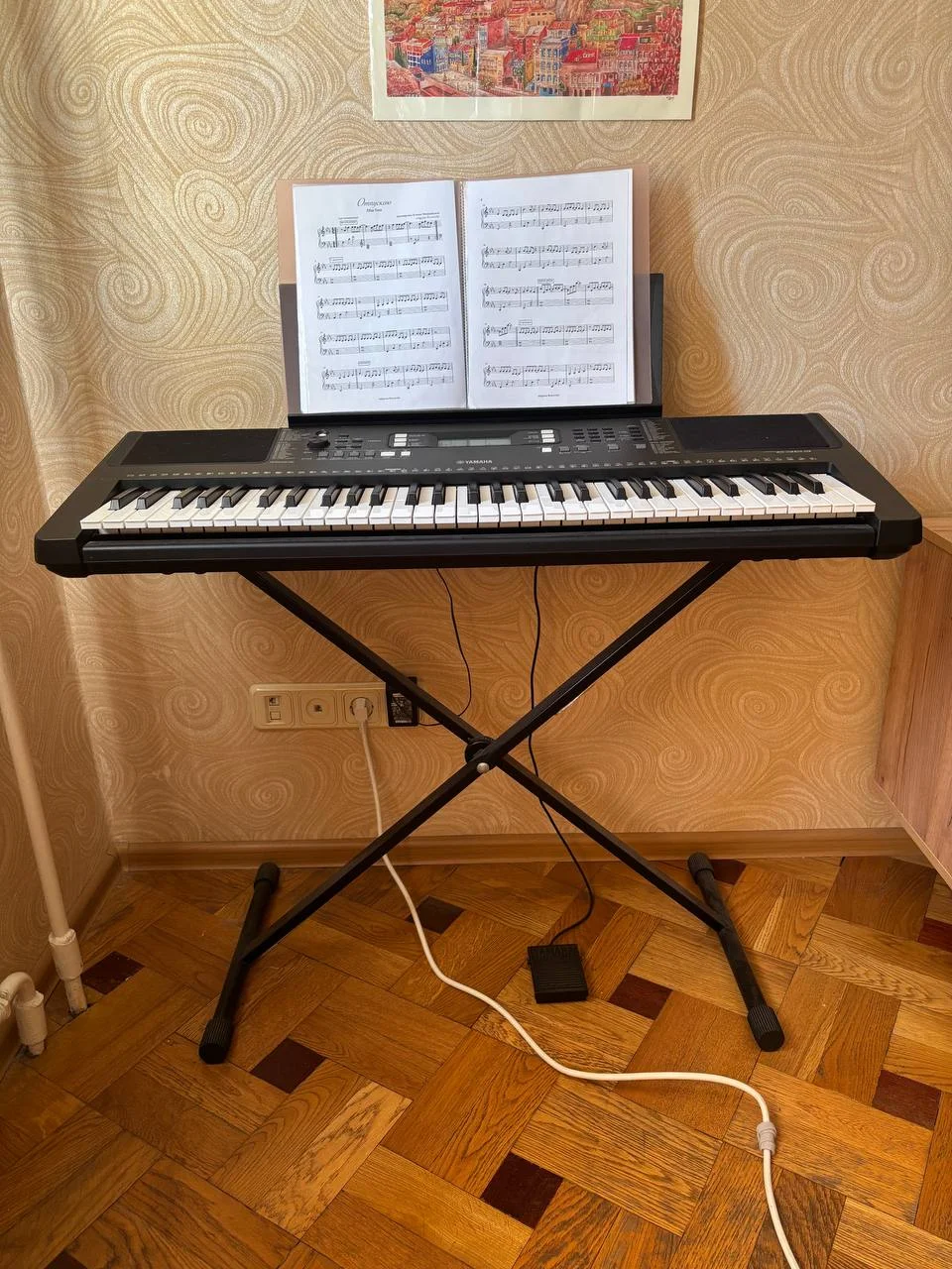 Синтезатор yamaha psr E363 со стойкой и сумкой