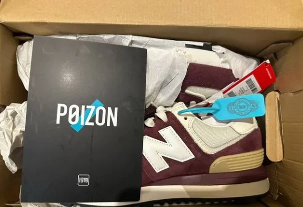 новый баланс 574(New Balance 574) прямиком с пойзон(Poizon) - миниатюра 5