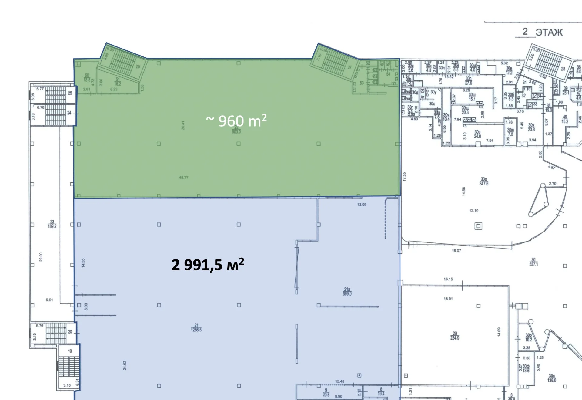 Сдаётся под Фитнес, Спорт, Развлечения, Услуги и пр., 2991.5 м² - миниатюра 18
