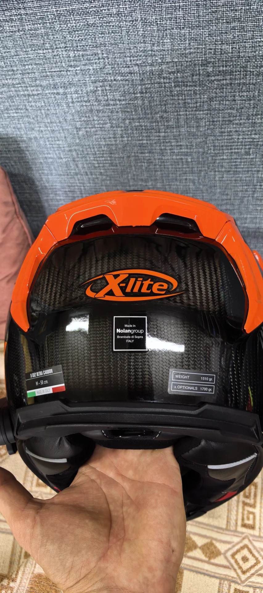 Мотошлем X-Lite X552 Carbon - миниатюра 4