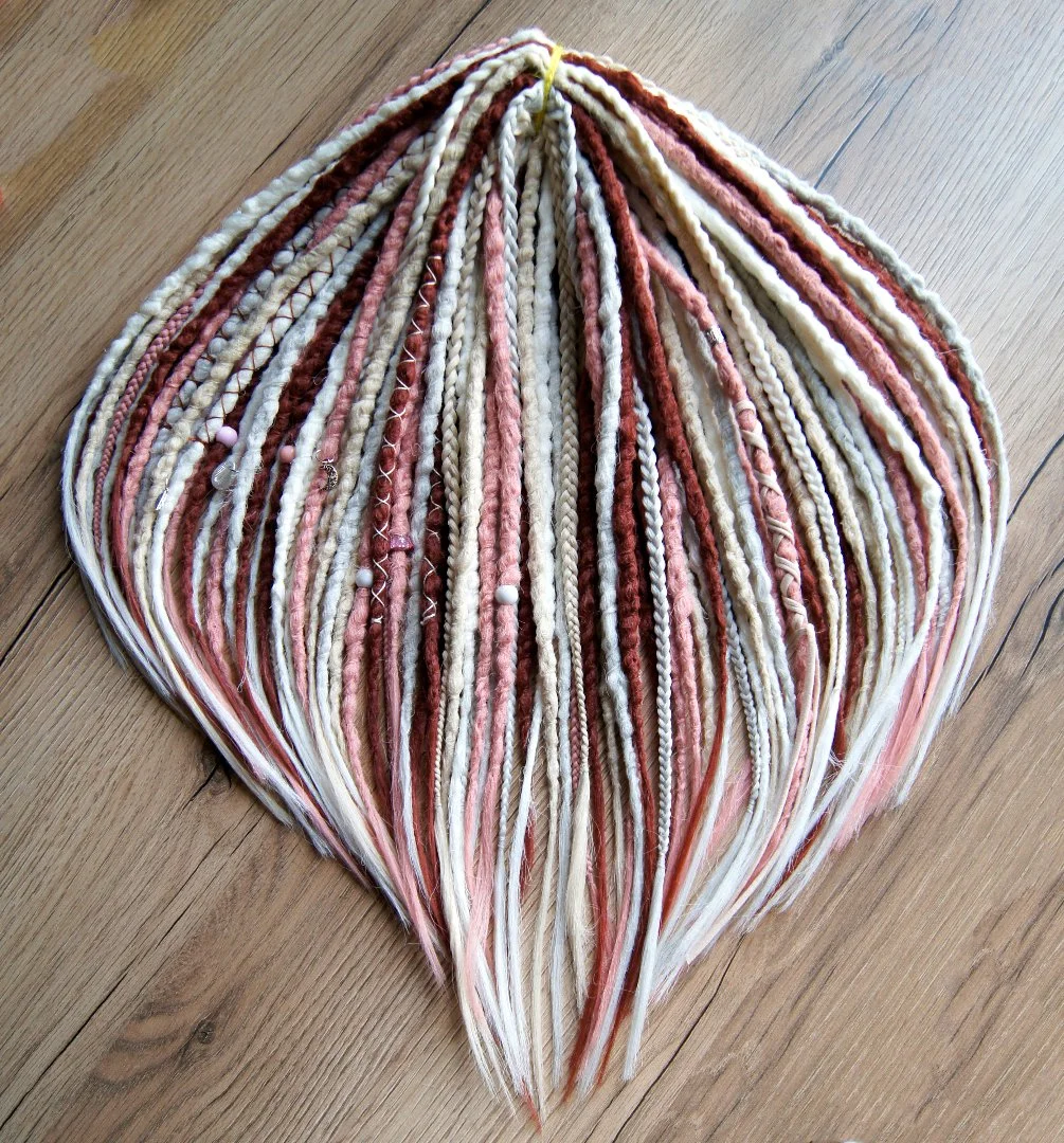 Де дреды и косы. 50 штук, 50 см - миниатюра 5