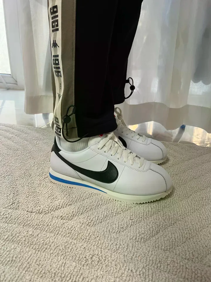 Кроссовки nike Cortez белые оригинал - миниатюра 6