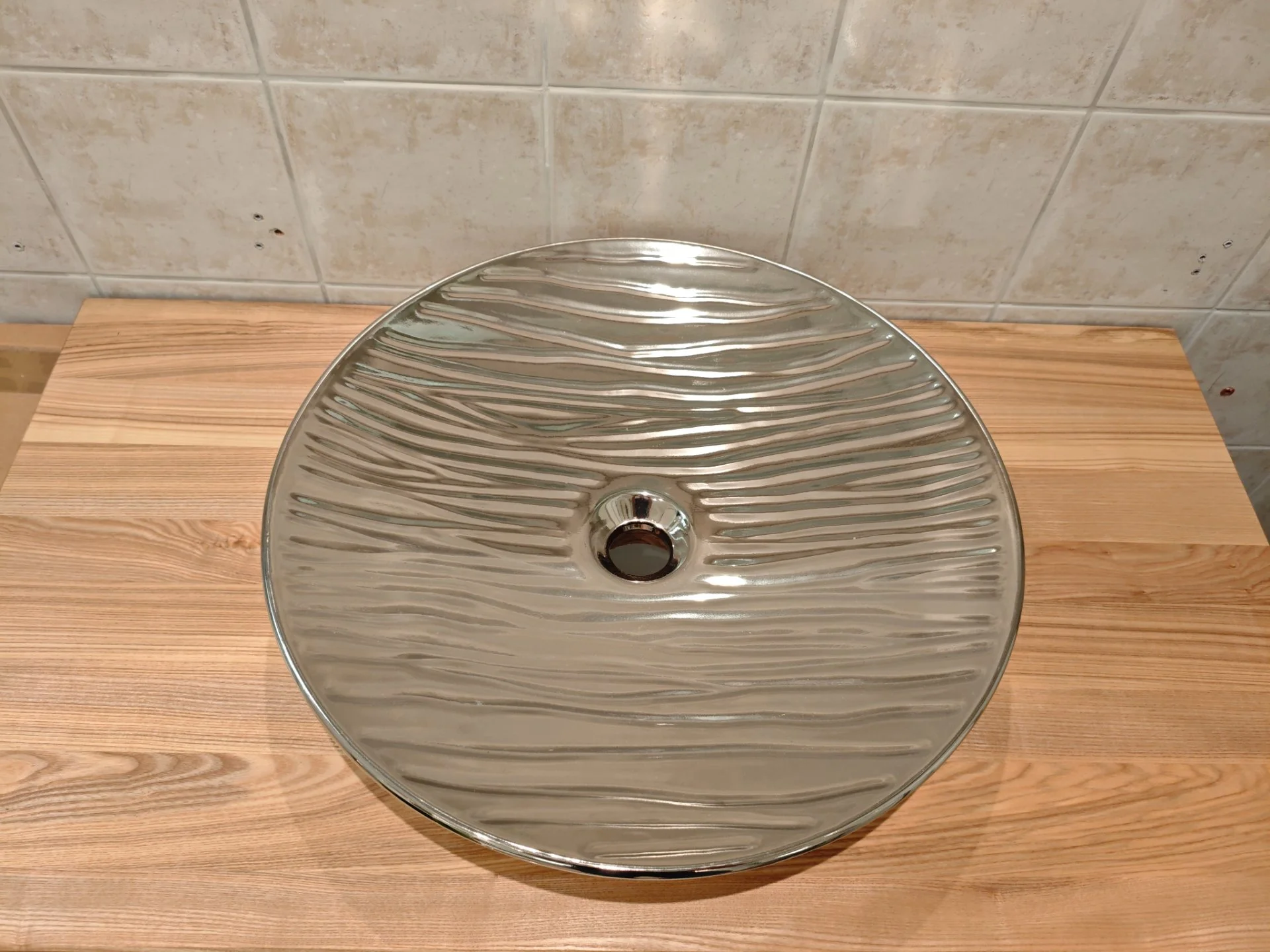 Раковина Hidra Ceramica накладная D50 см. Silver - миниатюра 2
