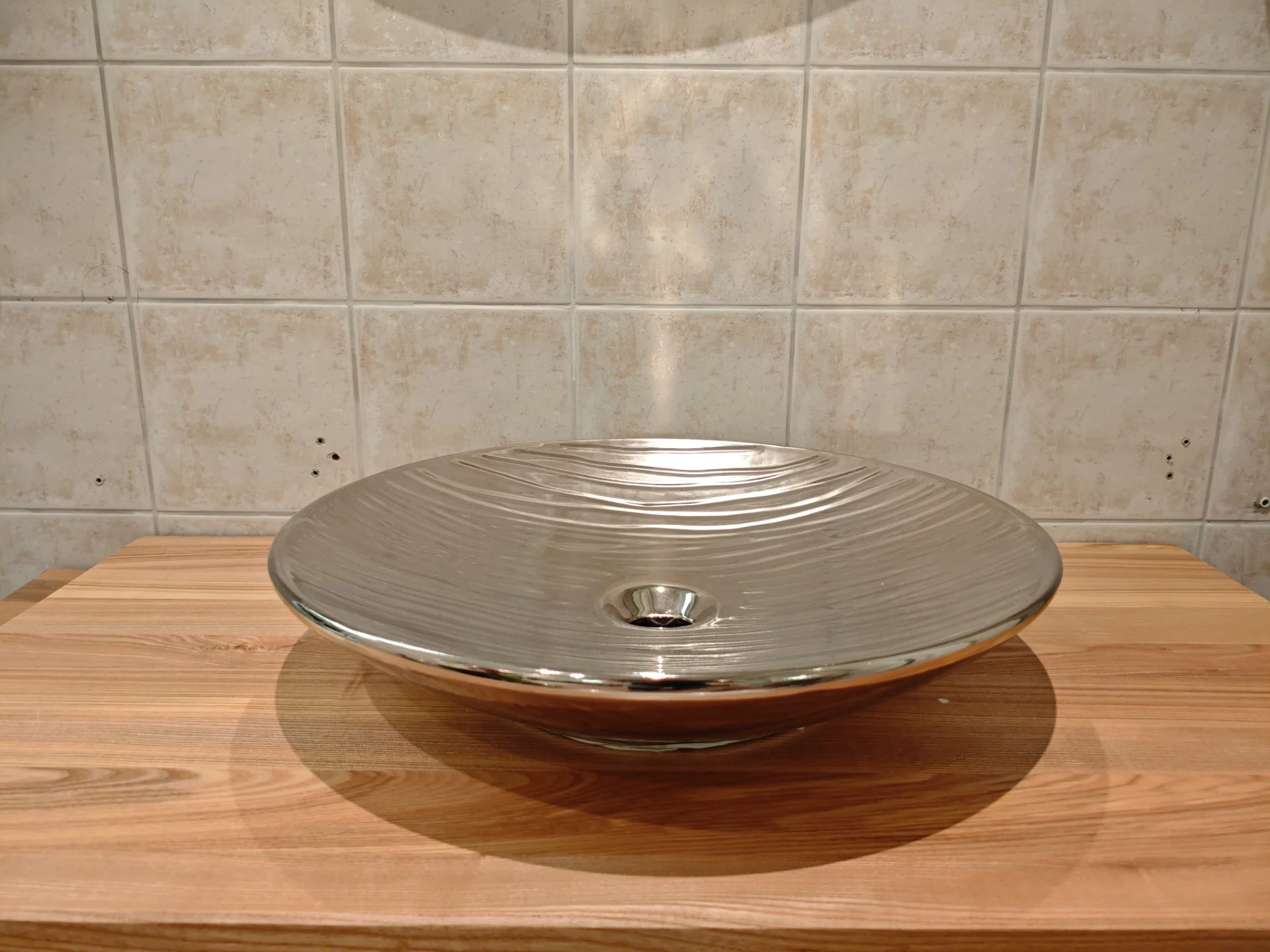 Раковина Hidra Ceramica накладная D50 см. Silver - миниатюра 3