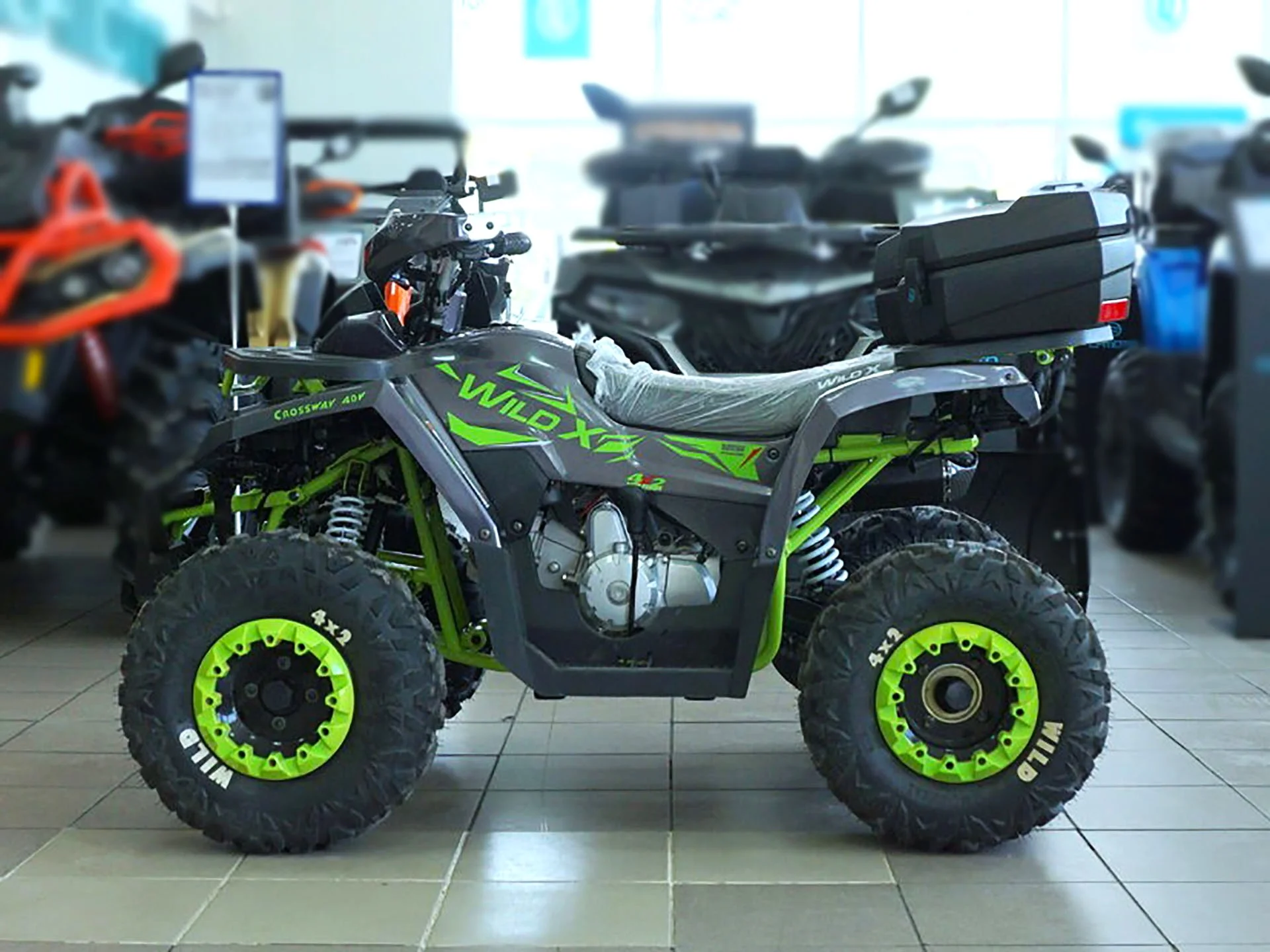Квадроцикл детский Motoland Wild X 125 - миниатюра 2