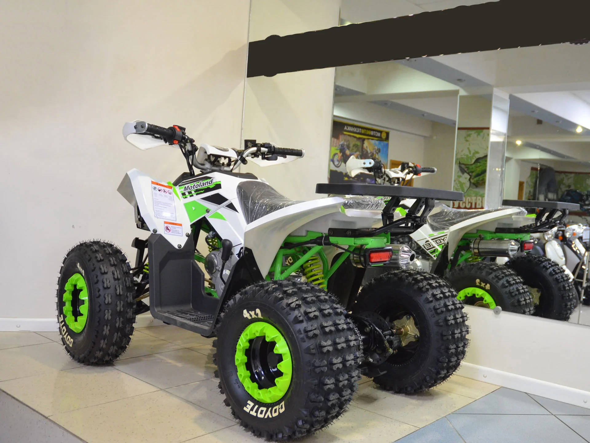 Квадроцикл детский Motoland Coyote 125 - миниатюра 5