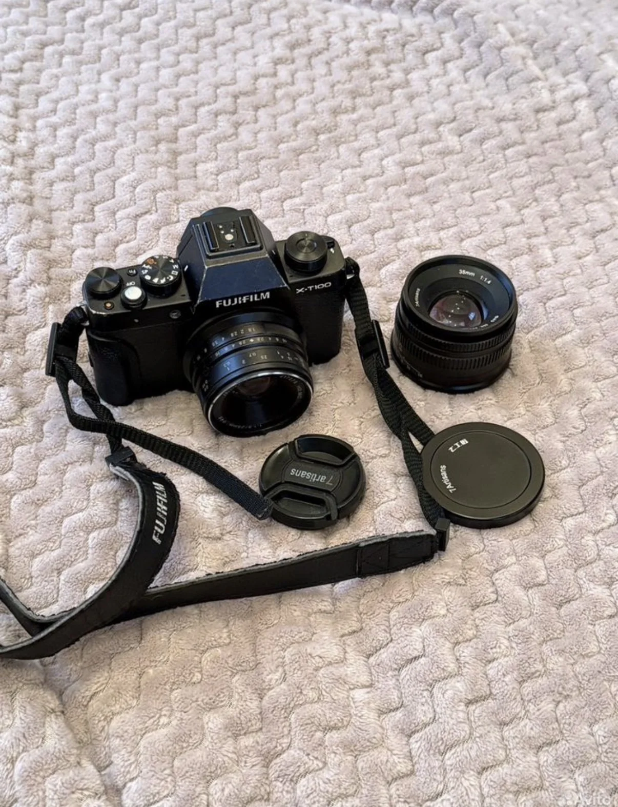 Фотоаппарат fujifilm x-t100 с объективами - изображение 1