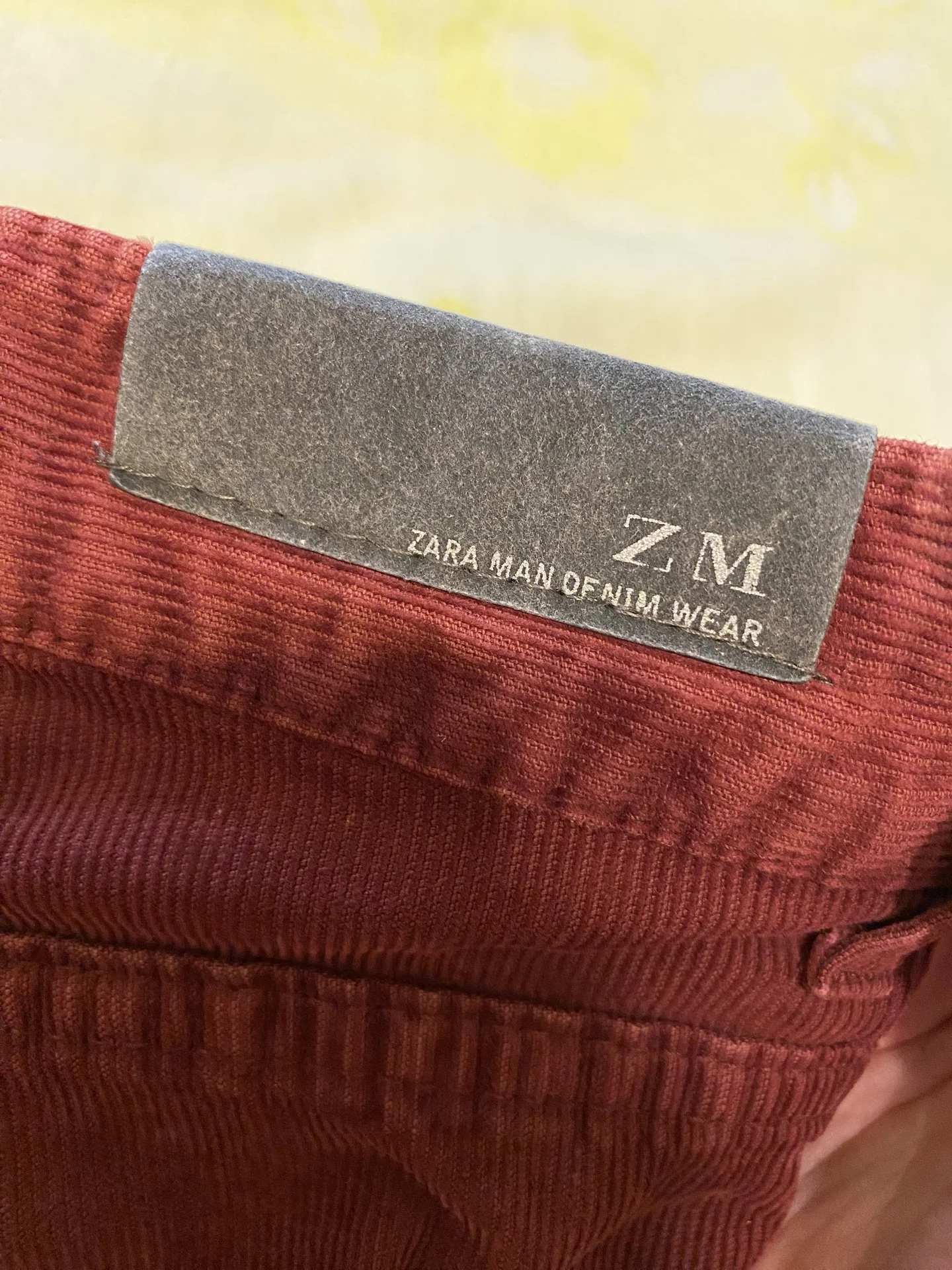 Брюки мужские Zara (вельвет) - миниатюра 5