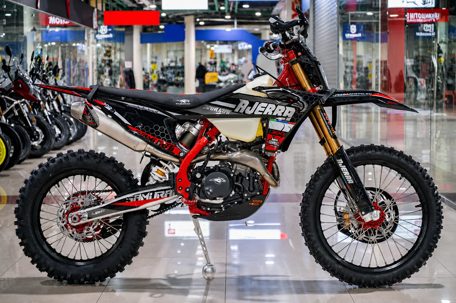 Мотоцикл Эндуро Ajerra Samurai NC300 K10 - миниатюра 2
