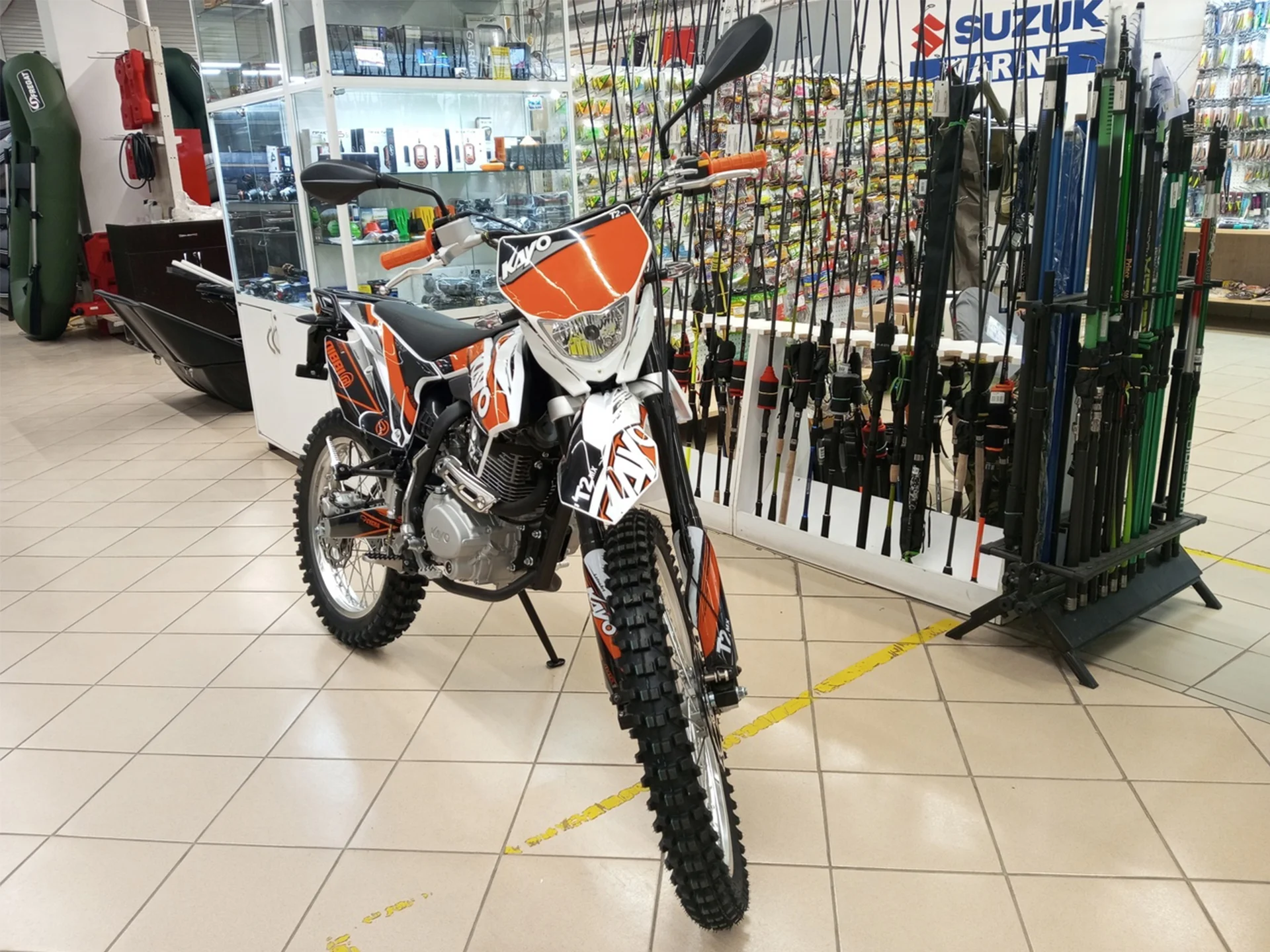 Мотоцикл Эндуро Kayo T2 250 MX Enduro - миниатюра 4