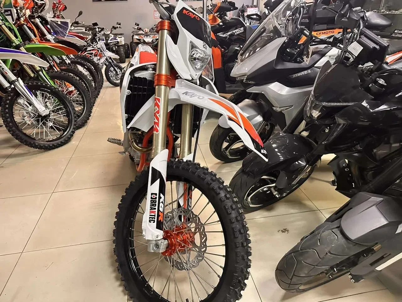 Мотоцикл Эндуро Kayo K6-R KYB 250 FCR - миниатюра 3