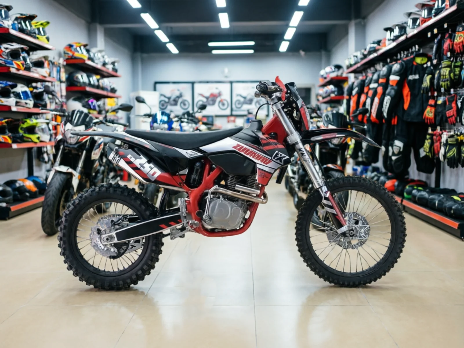 Мотоцикл Эндуро Zuumav K7 (CB-250) - миниатюра 2