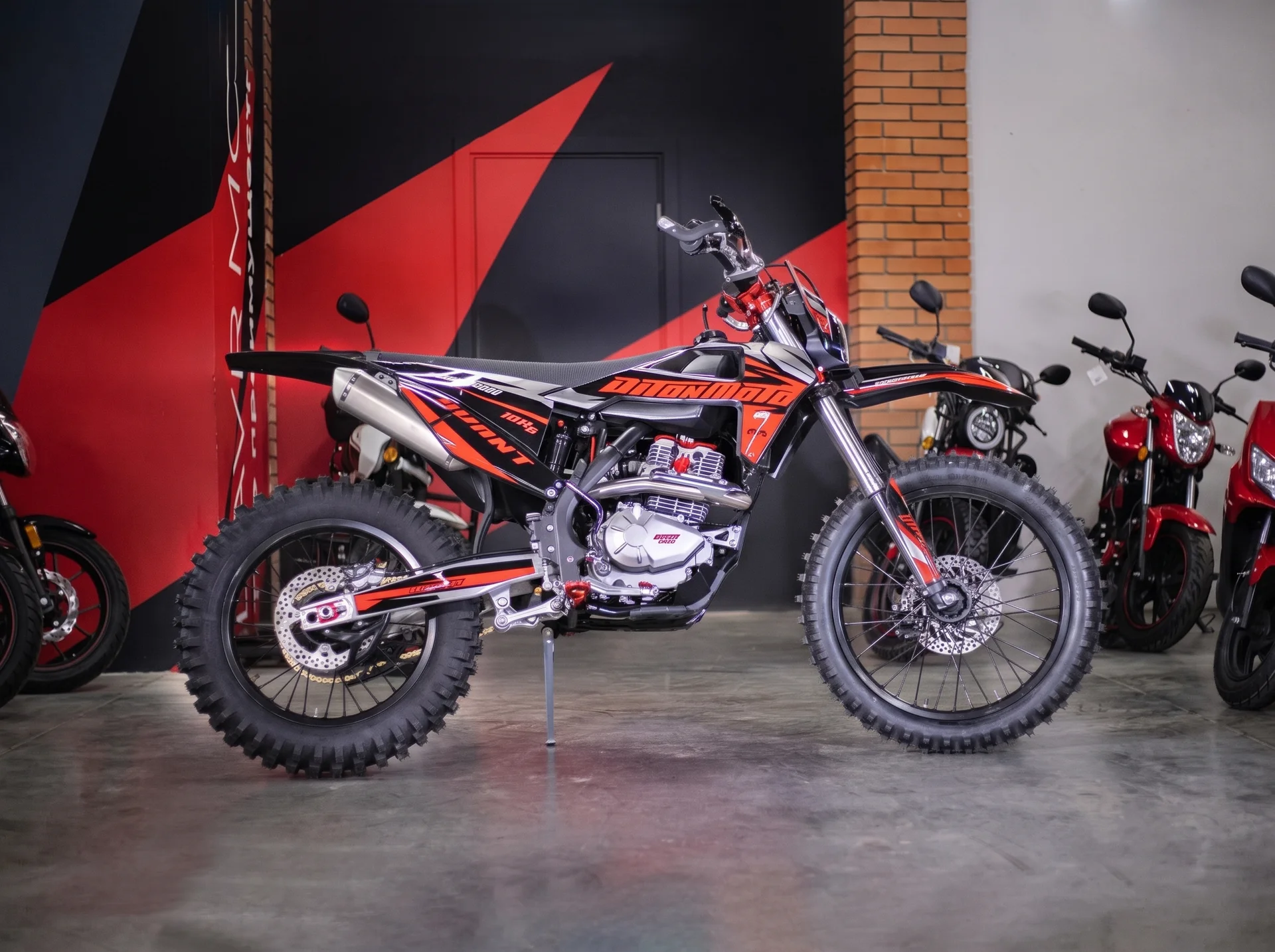 Мотоцикл эндуро Pitonmoto MX5 CB300RL 21/18 - миниатюра 4