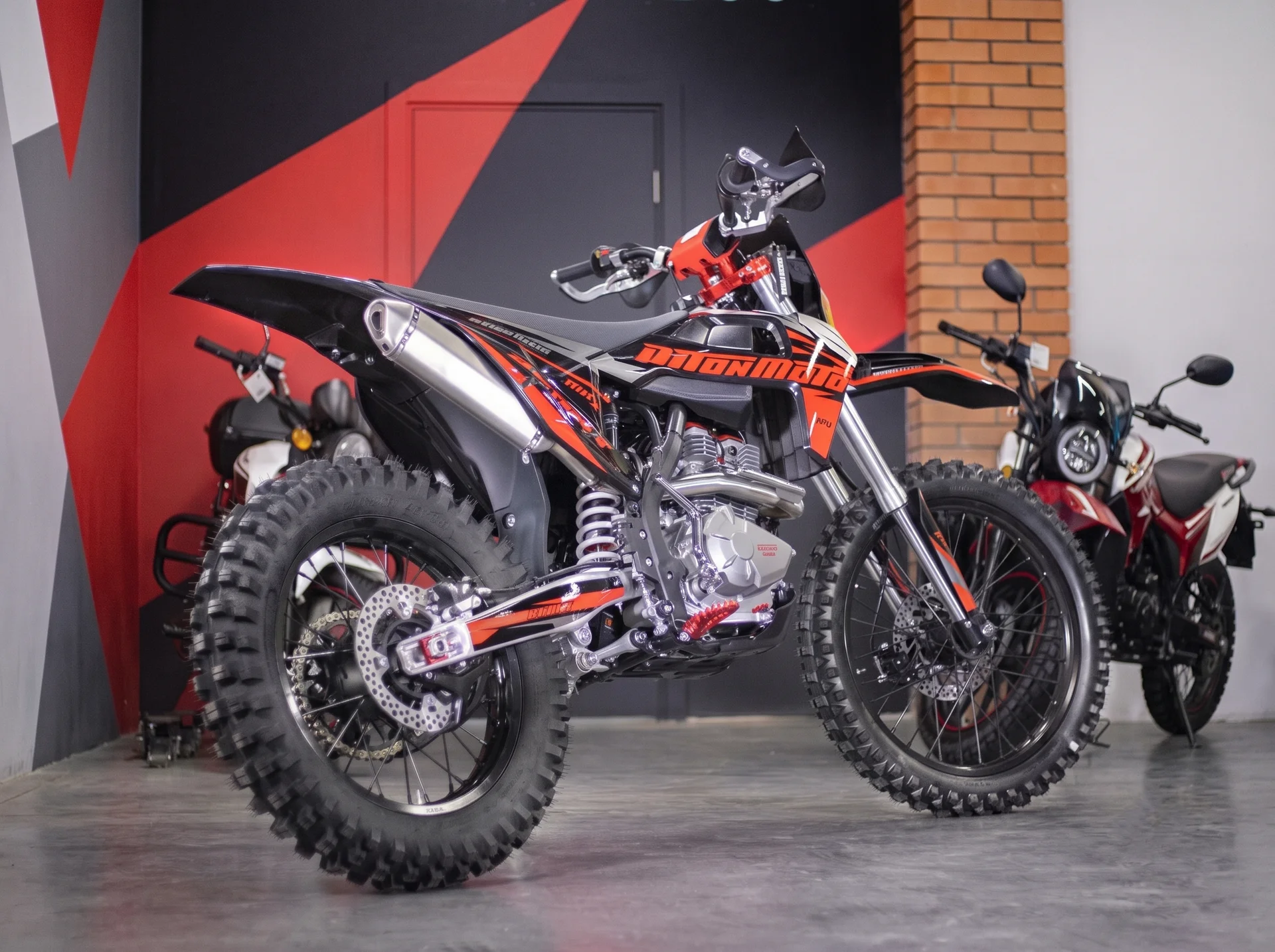 Мотоцикл эндуро Pitonmoto MX5 CB300RL 21/18 - миниатюра 7