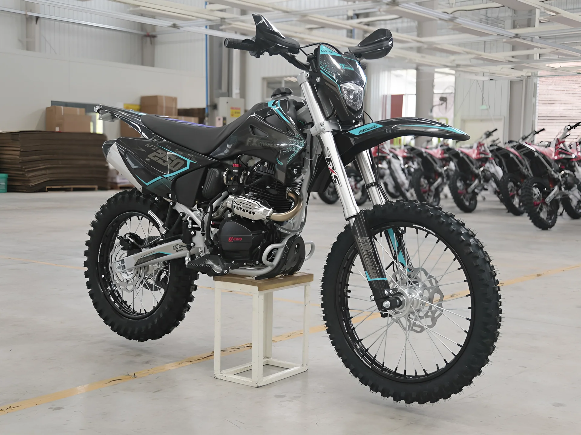 Мотоцикл эндуро FXmoto YZ-250 21/18 - миниатюра 4
